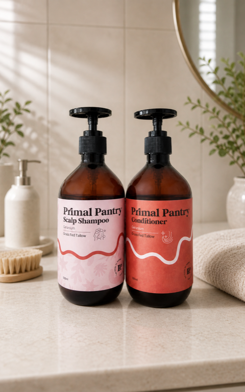 Tallow Scalp Bundle — shampoo + conditioner for dry, itchy scalps