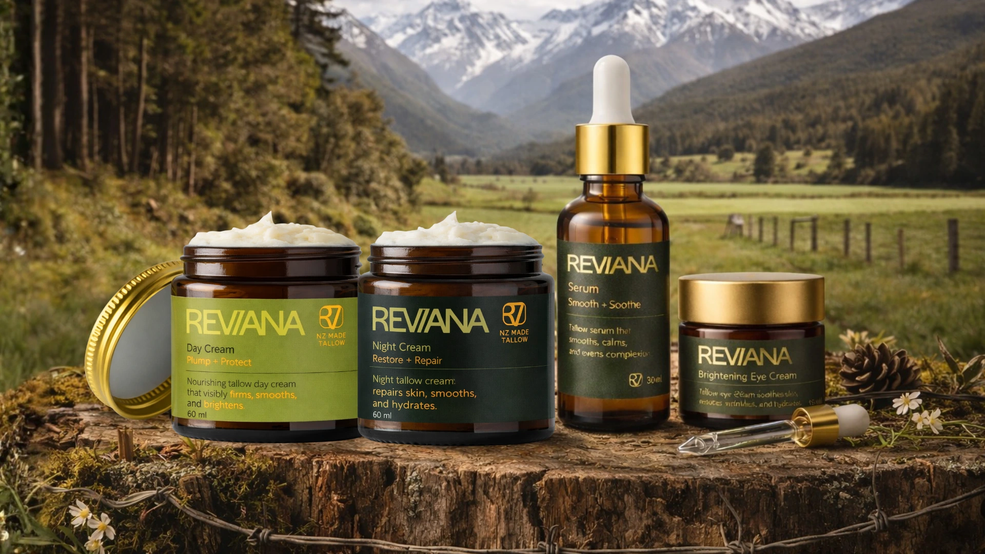 Reviana premium anti-aging skincare for sensitive skin